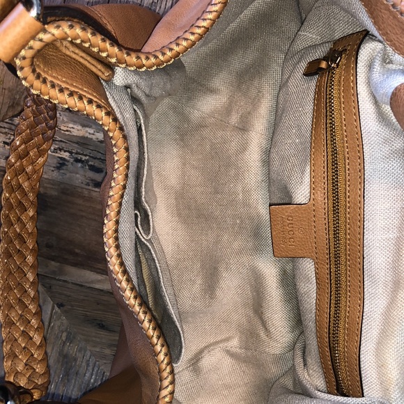 Gucci Tan Leather Marrakech Large Hobo Bag - Picture 7 of 9